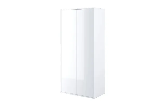 Clarion High Gloss Wardrobe With 2 Doors In White