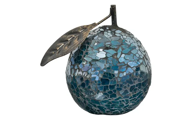 Clisson Decorative Mosaic Glass Orange Fruit In Blue