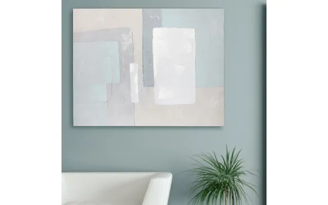 Colindale Wooden Geometric Wall Art In Blue And Grey