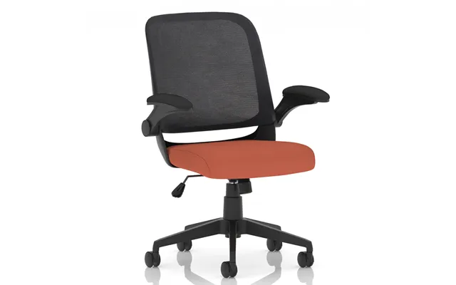 Crowley Fabric Office Chair With Folding Arms In Crab