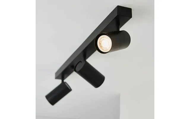 Danville Rez 3 Lights Plate Spotlight In Matt Black