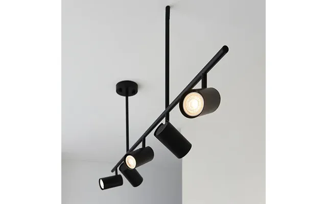 Danville Rez 5 Lights Plate Spotlight In Matt Black