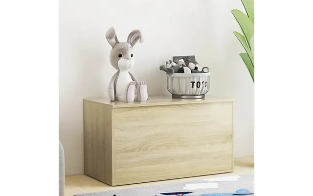 Devaun Wooden Storage Blanket Box In Sonoma Oak