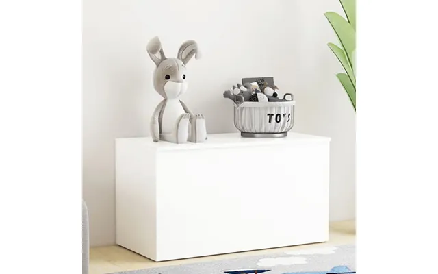 Devaun Wooden Storage Blanket Box In White