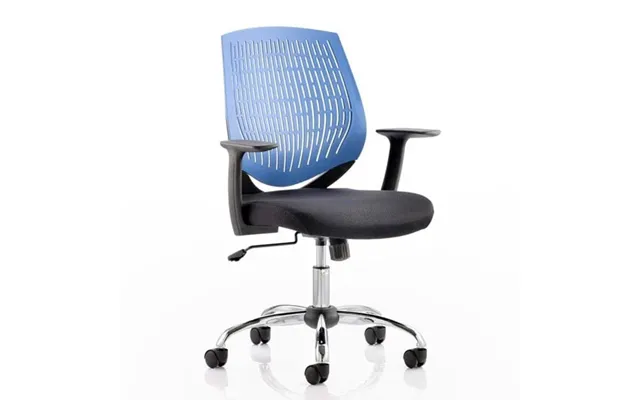 Dura Task Office Chair In Blue With Arms