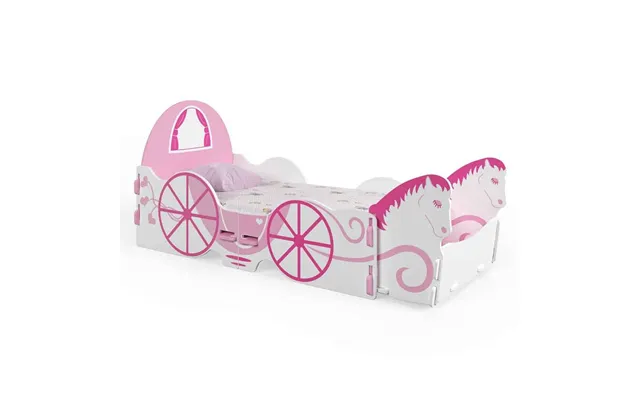 Durango Wooden Toddler Bed In Pink And White