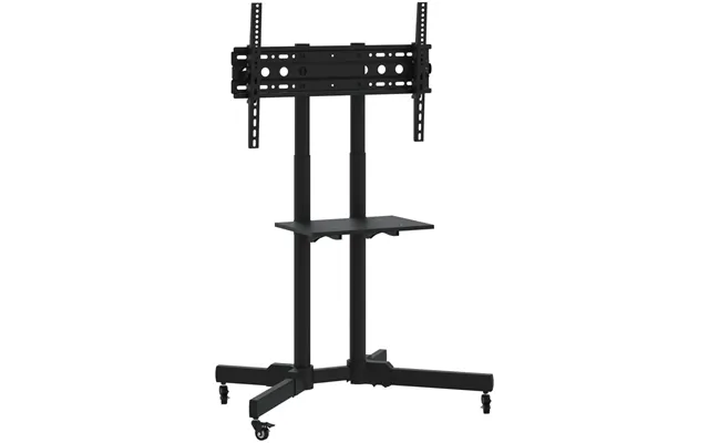 Easton Small Steel Tv Wall Mount Bracket With Wheels In Black