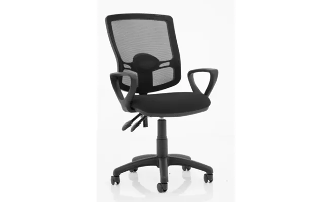 Eclipse Black Deluxe Office Chair With Loop Arms
