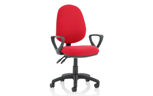 Eclipse Ii Fabric Office Chair In Bergamot Cherry With Loop Arms