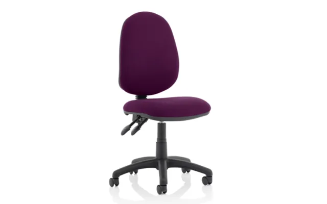 Eclipse Ii Fabric Office Chair In Tansy Purple No Arms