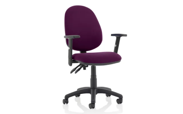 Eclipse Ii Office Chair In Tansy Purple With Adjustable Arms