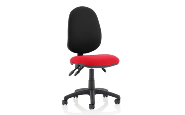 Eclipse Iii Black Back Office Chair In Bergamot Cherry No Arms