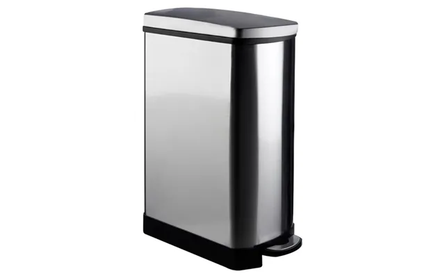 Elkin Stainless Steel Rectangle Pedal Bathroom Bin