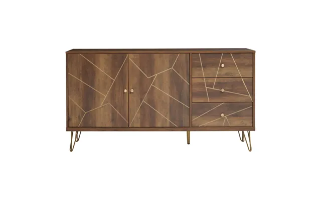 Flora Wooden Sideboard 2 Doors 3 Drawers In Veneering Effect product image