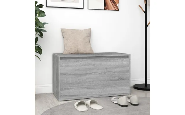 Florence Wooden Hallway Seating Bench In Grey Sonoma