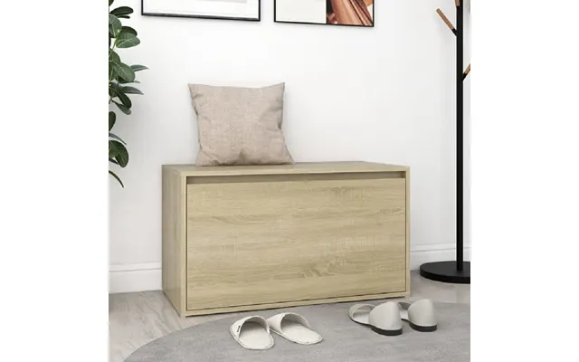 Florence Wooden Hallway Seating Bench In Sonoma Oak