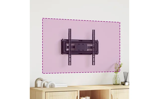 Friant Small Steel Tv Wall Mount Bracket In Black