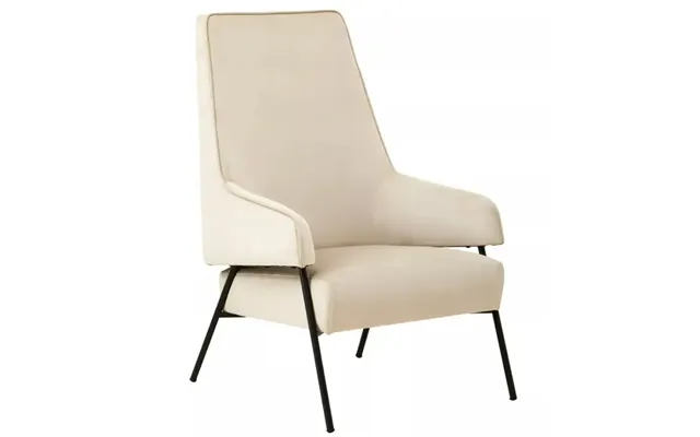 Herriman Velvet Bedroom Chair In Cream