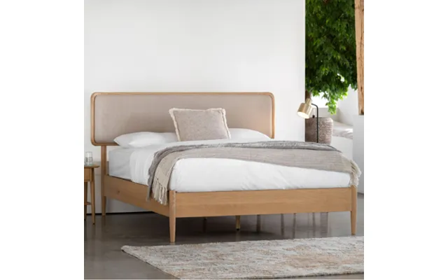 Hervey Wooden Double Bed In Natural