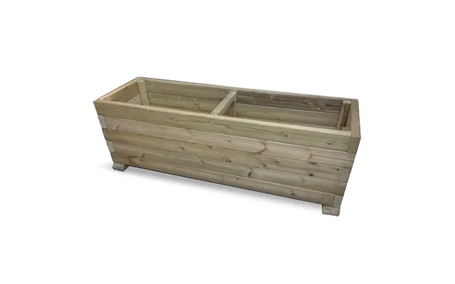Hewitt Medium Wooden Heavy Duty Garden Planter In Natural