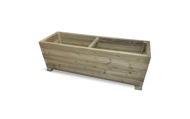 Hewitt Small Wooden Heavy Duty Garden Planter In Natural