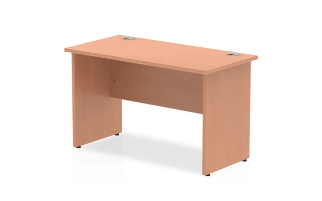 Impales 600mm Computer Desk In Beech With Panel End Leg