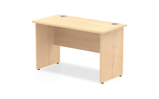 Impales 600mm Computer Desk In Maple With Panel End Leg