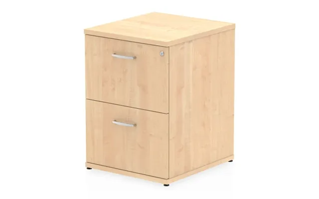 Impulse Wooden 2 Drawers Filing Cabinet In Maple