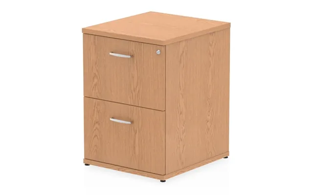 Impulse Wooden 2 Drawers Filing Cabinet In Oak