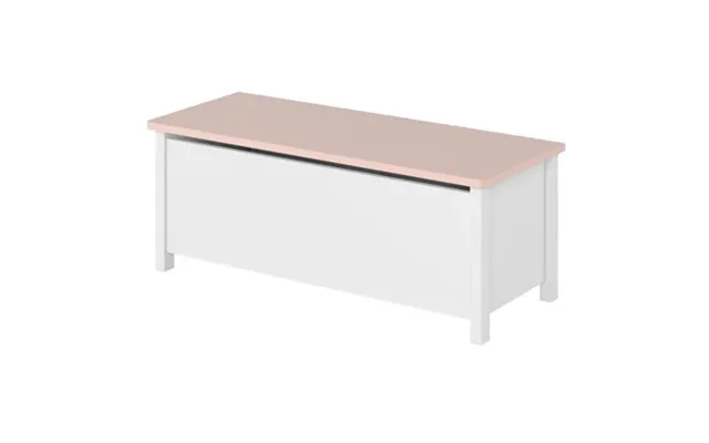 Lenoir Kids Wooden Toy Box In Matt White