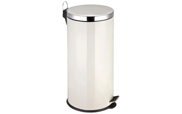 Madrid Stainless Steel 30 Litre Pedal Bin In Cream