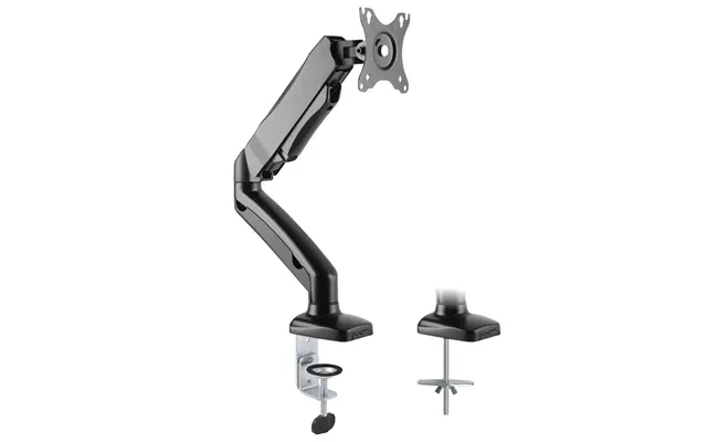 Midvale Single Arm Swivel Gas Spring Desk Mount Monitor Stand - Black