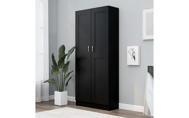 Nancia Wooden Wardrobe With 2 Doors In Black