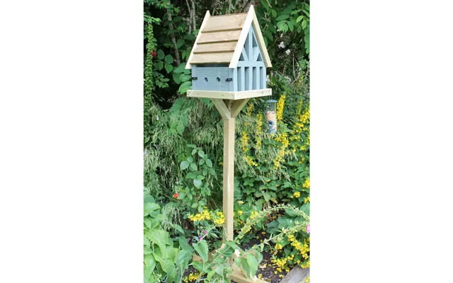 Piercy Wooden Garden Bird Table In Natural