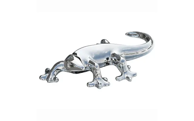 Platinum Gecko Large Sculpture