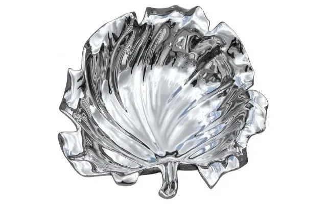 Platinum Lotus Leaf Bowl