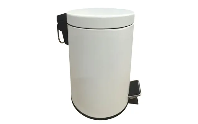 Polaris Metal 3 Litre Pedal Bin In Cream