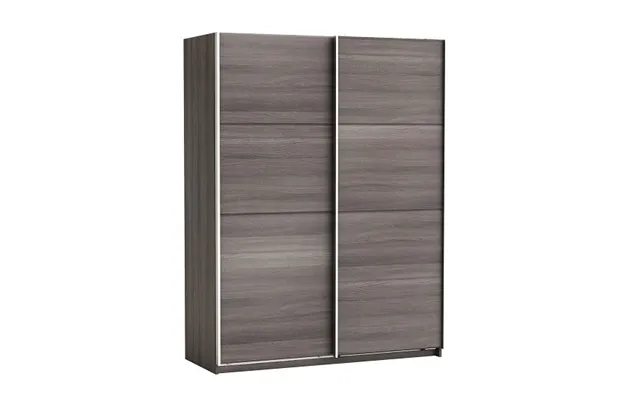 Rossett Wooden Wardrobe Large In Vulcano Oak And Linen