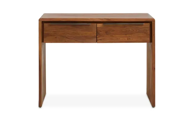 Saki Sheesham Wood Console Table With 2 Doors In Acacia