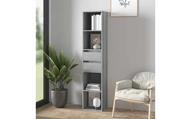 Sayreville Wooden Bathroom Cabinet With 2 Drawers - Grey Sonoma