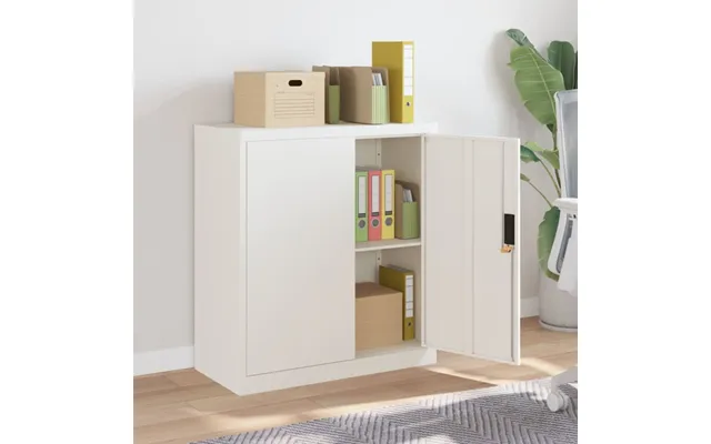 Schriever Steel Office Filing Cabinet In White