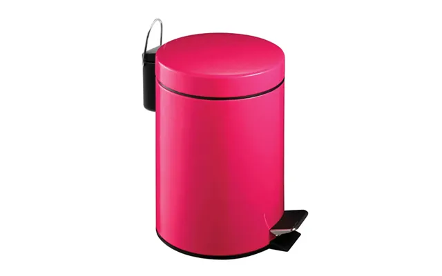 Sierra Metal 3 Litre Pedal Bin In Hot Pink