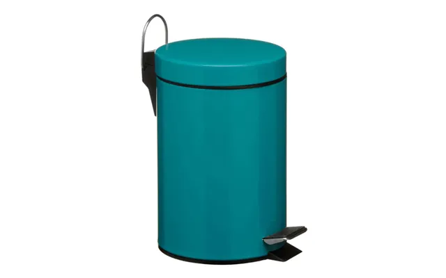 Sierra Metal 3 Litre Pedal Bin In Turquoise