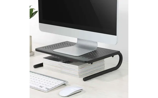 Stanmore Steel Monitor Stand Riser In Black