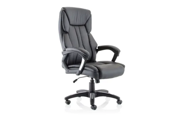 Stratford Pu Leather High Back Home And Office Chair In Black