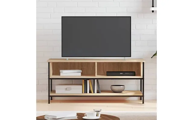 Tacey Wooden Tv Stand With 2 Open Shelves In Sonoma Oak