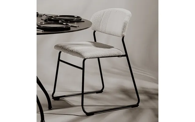 Torquay Fabric Bedroom Side Chair In White