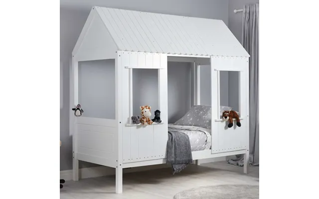 Trenton Wooden Single Bed In White