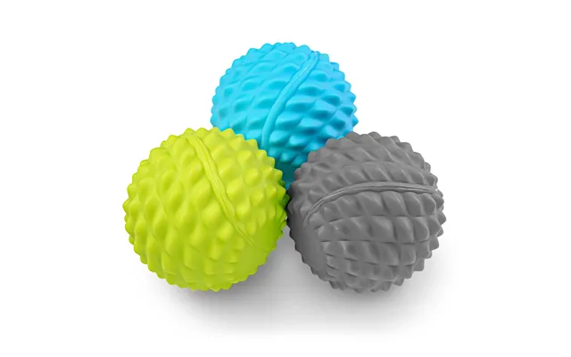 Fitness Mad Wave Massage Balls Set Of 3 - 7.5cm