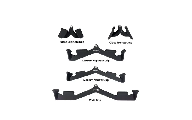 Gym Gear Max Grip Cable Attachments Set Of 5 Home Fitness